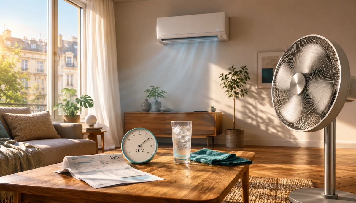 Klimaanlage oder Ventilator 2026: Was 1 °C weniger im Wohnzimmer wirklich kostet